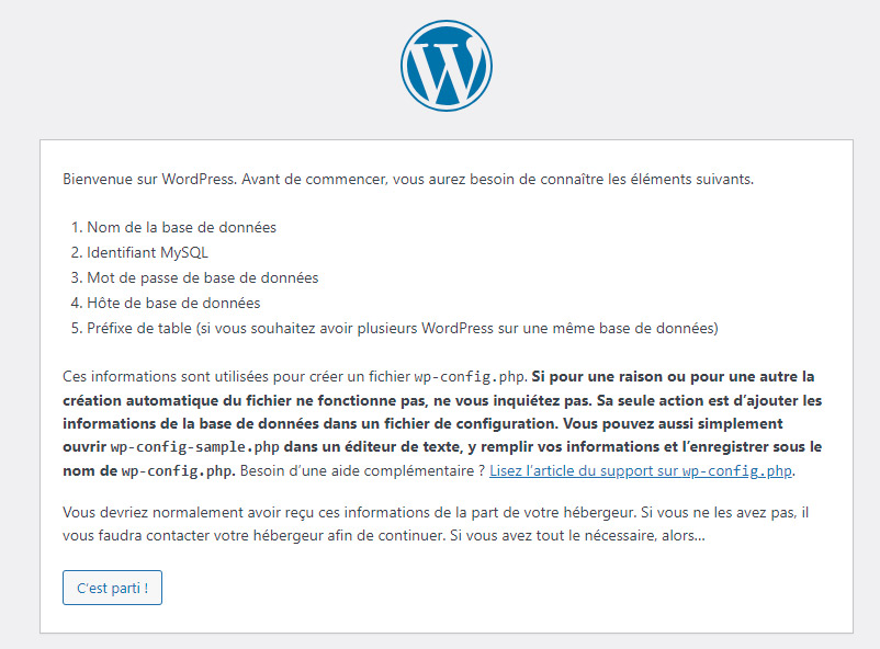 installer WordPress